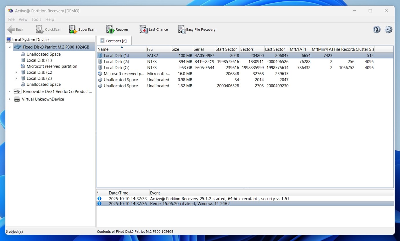 Active@ Partition Recovery