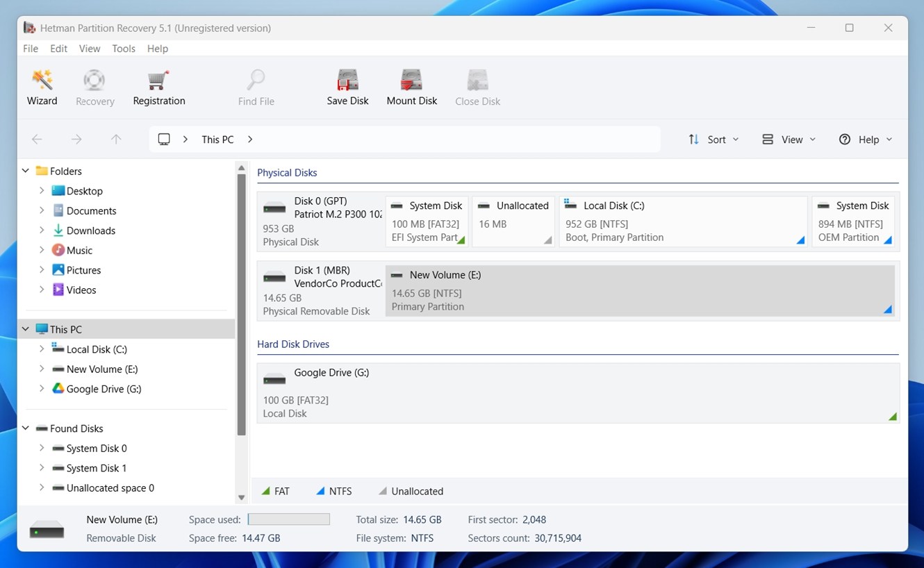 Hetman Partition Recovery