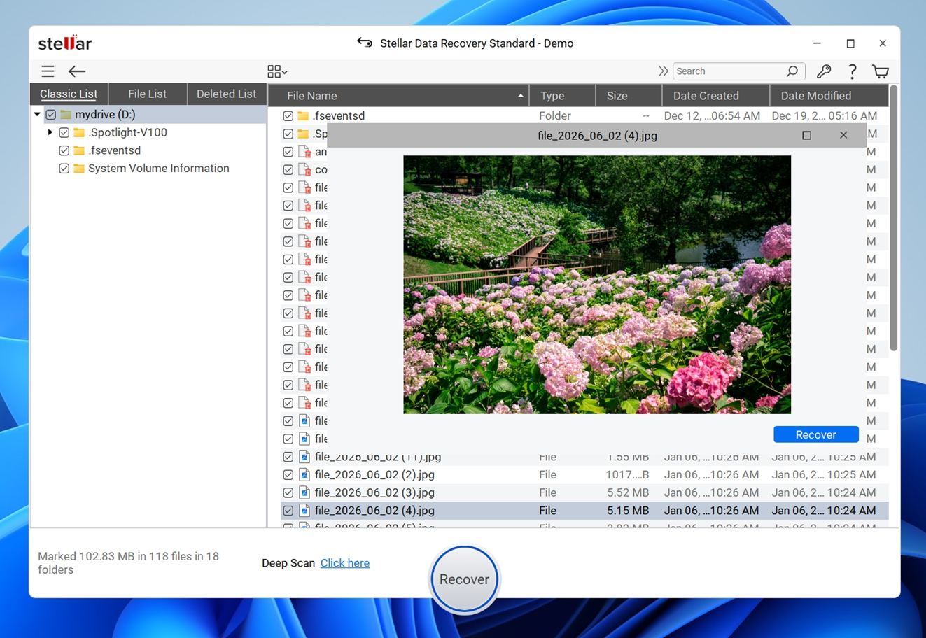 Stellar Data Recovery