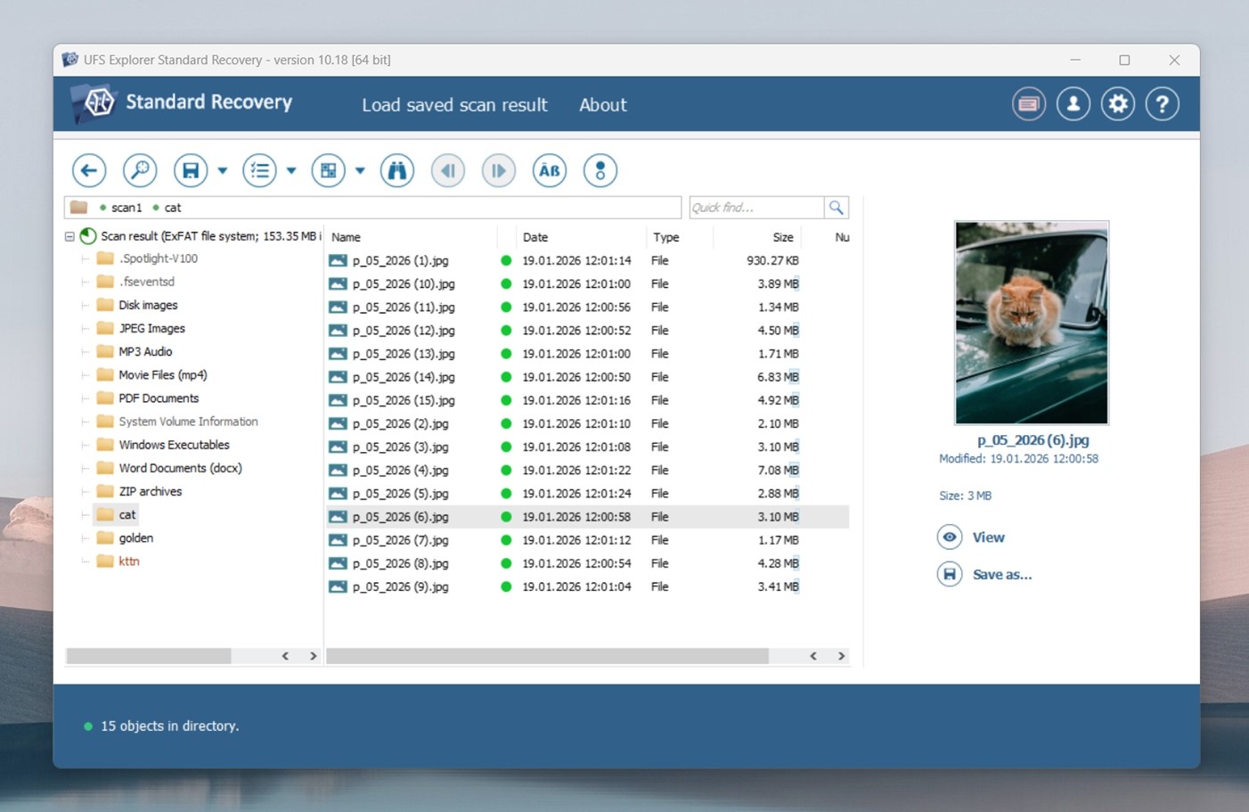 UFS Explorer Standard Recovery