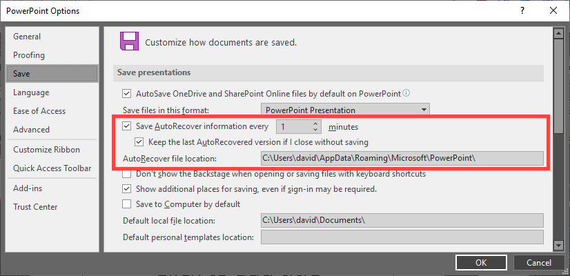 How To Recover Deletedunsaved Powerpoint Files Windows 10 5490