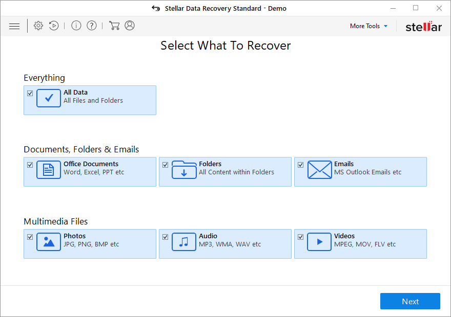 does stellar data recovery work on phones