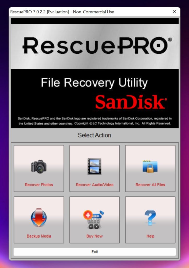 sandisk data recovery software free download mac