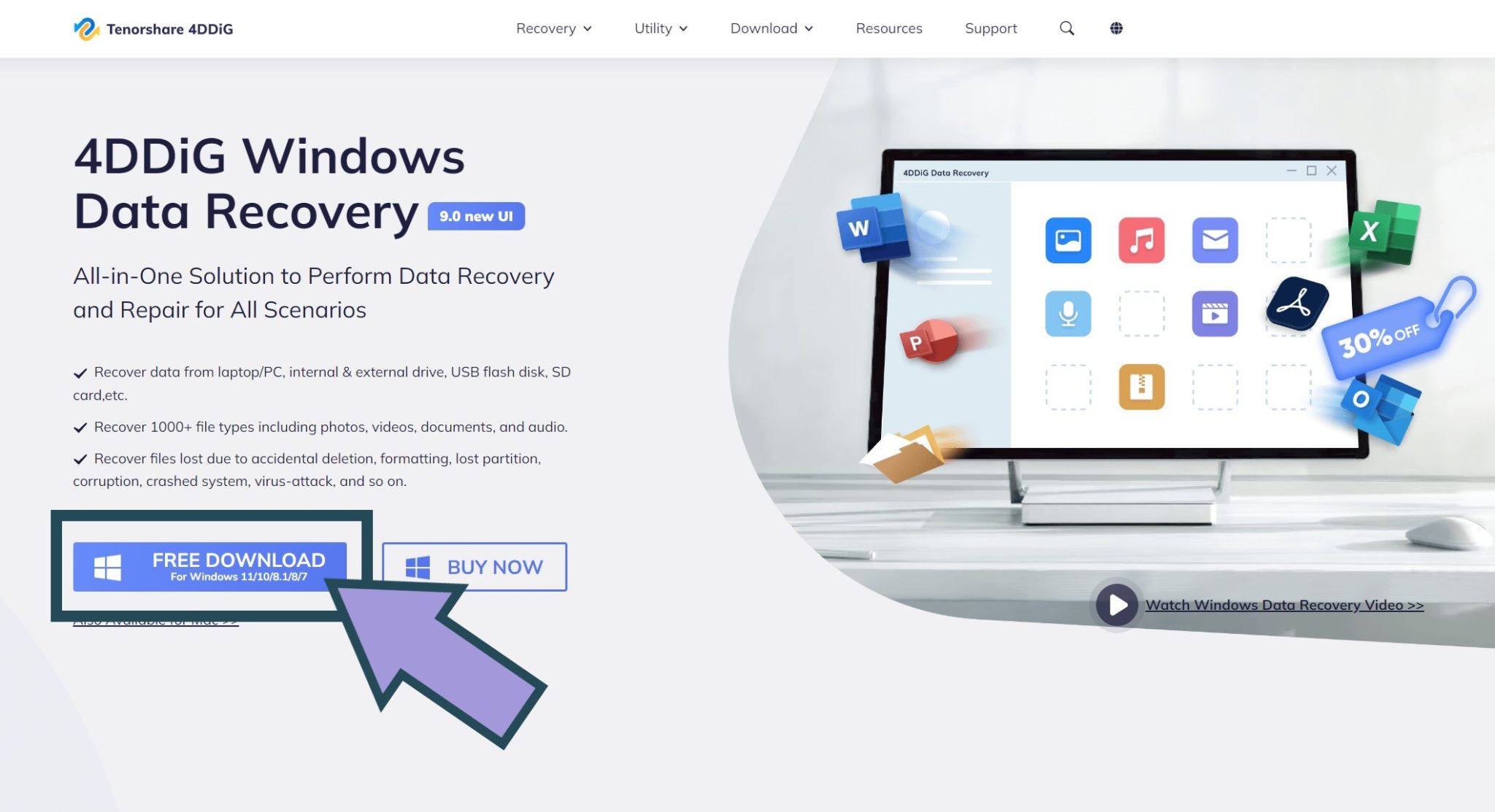 4ddig windows data recovery download