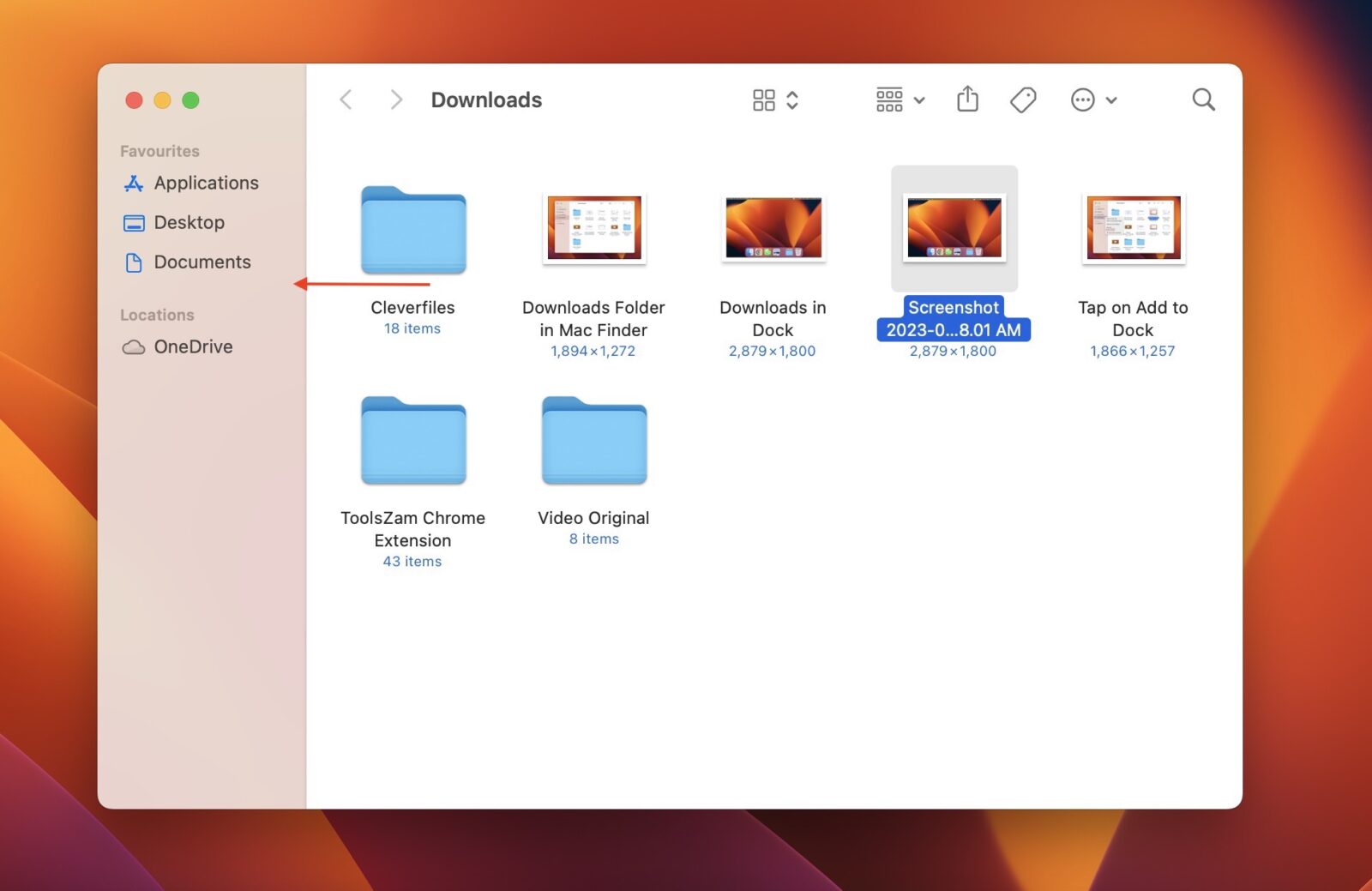 how to get download folder back on mac