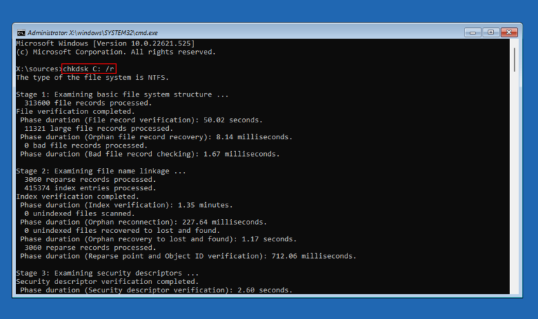 How To Run CHKDSK To Diagnose And Fix Disk Problems
