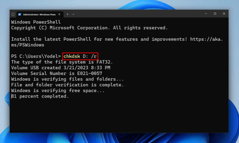 How To Run CHKDSK To Diagnose And Fix Disk Problems