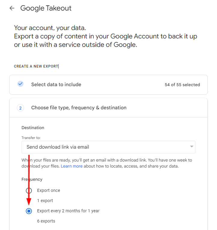 google takeout