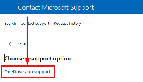 onedrive app support