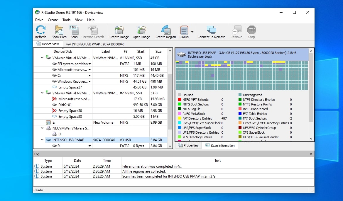 R-Studio Scanning Device