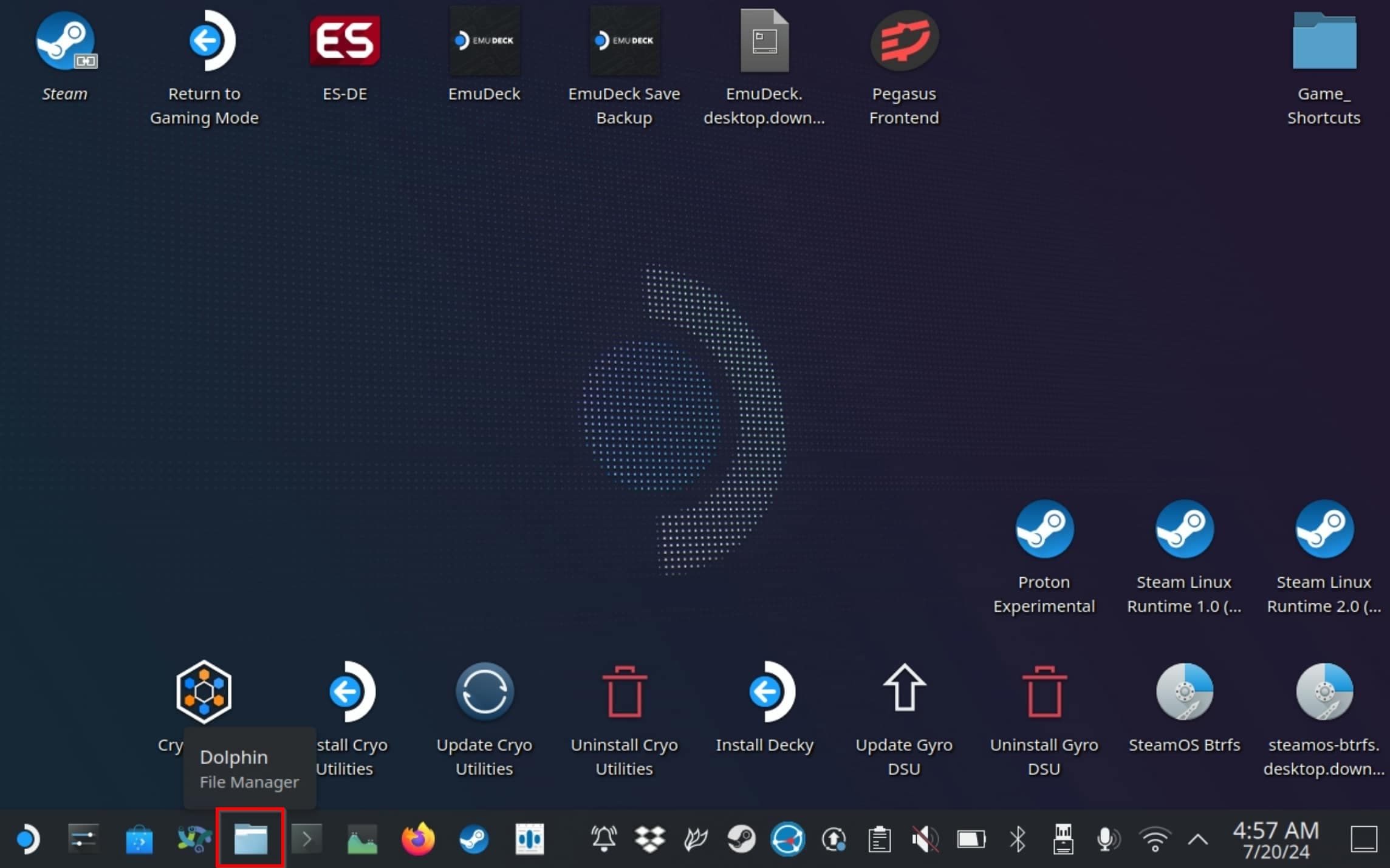 SteamOS Desktop