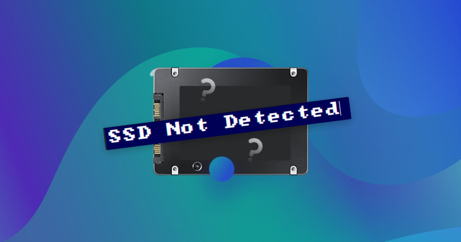 SSD Not Detected in BIOS