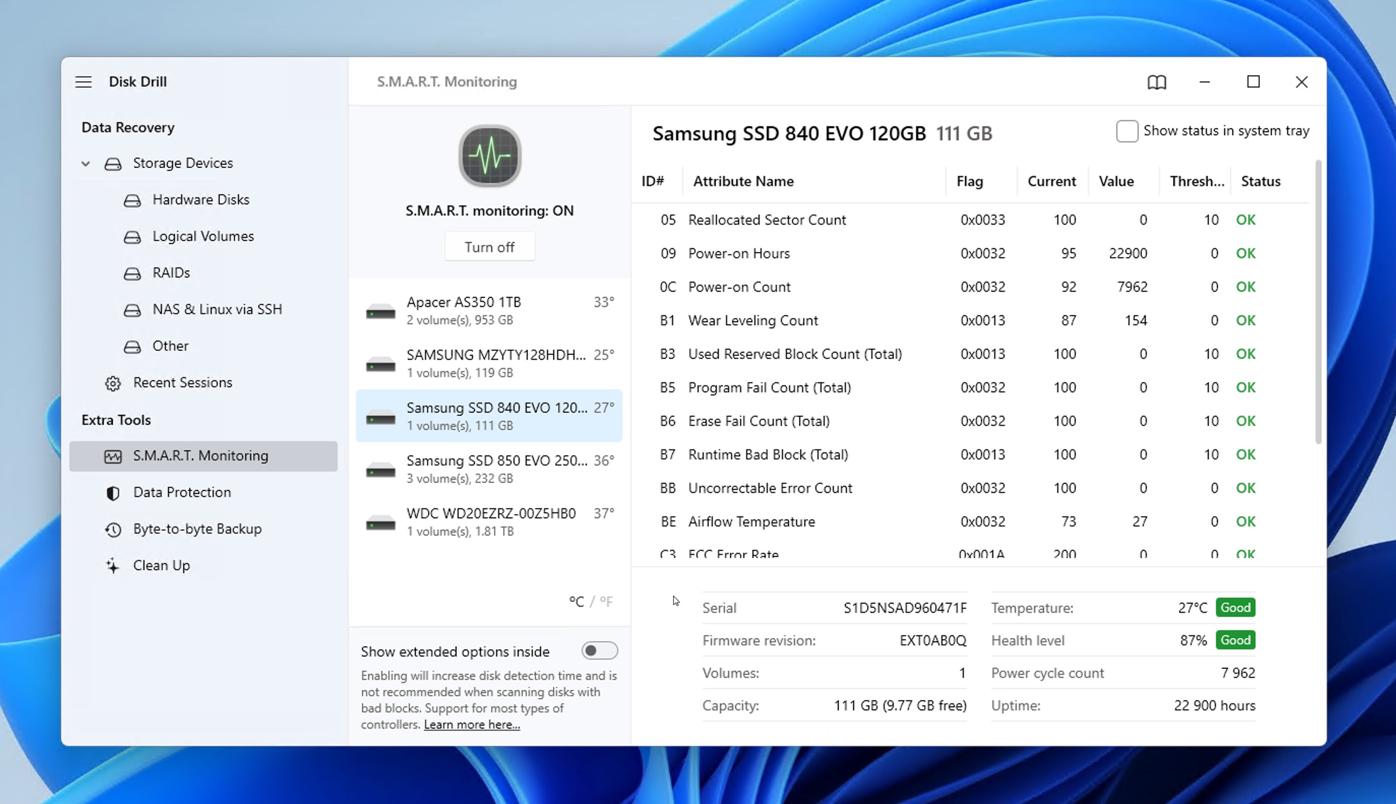 disk drill windows smart