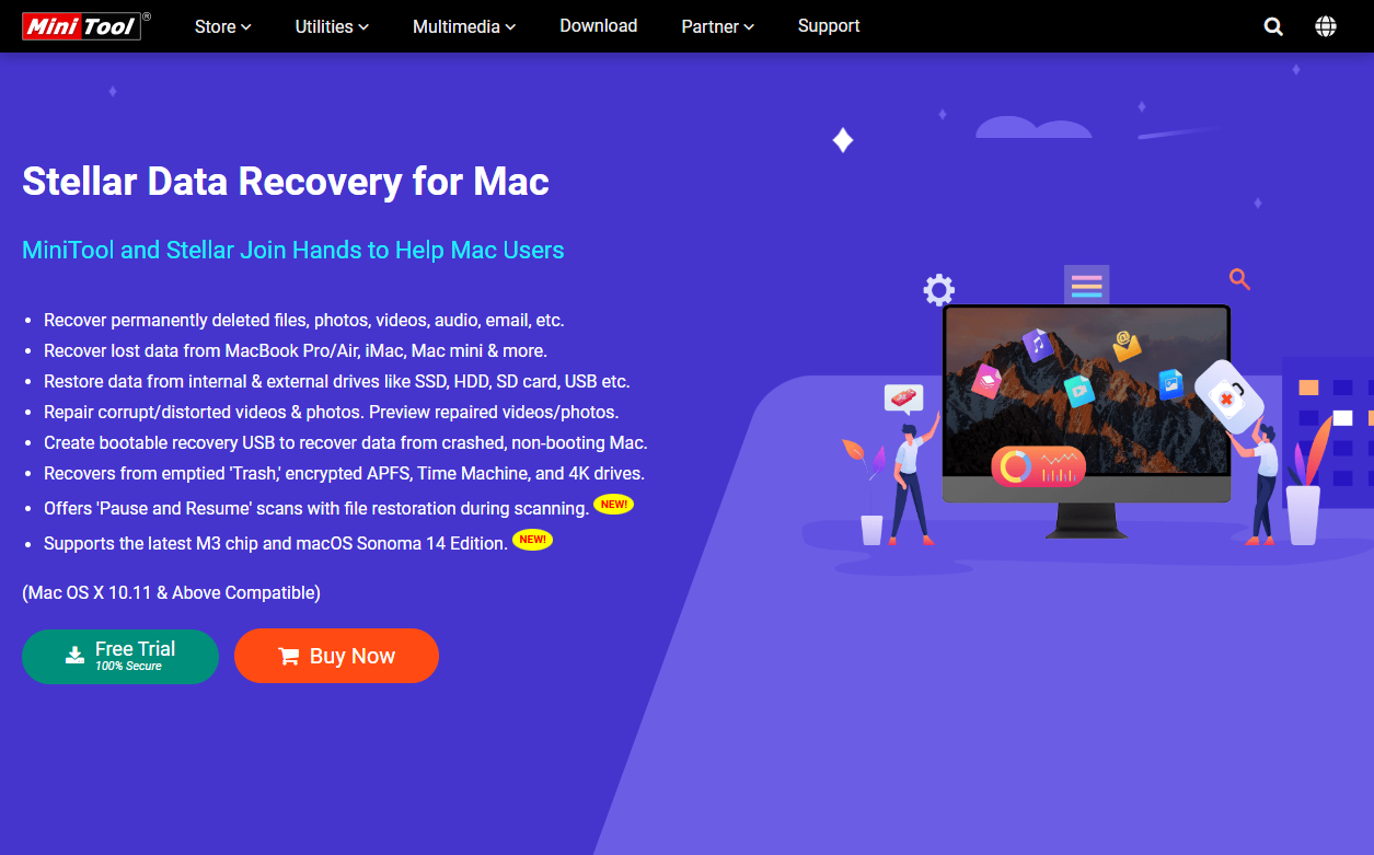 MiniTool Power Data Recovery app for Mac