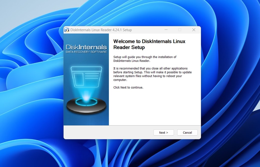 Install DiskInternals